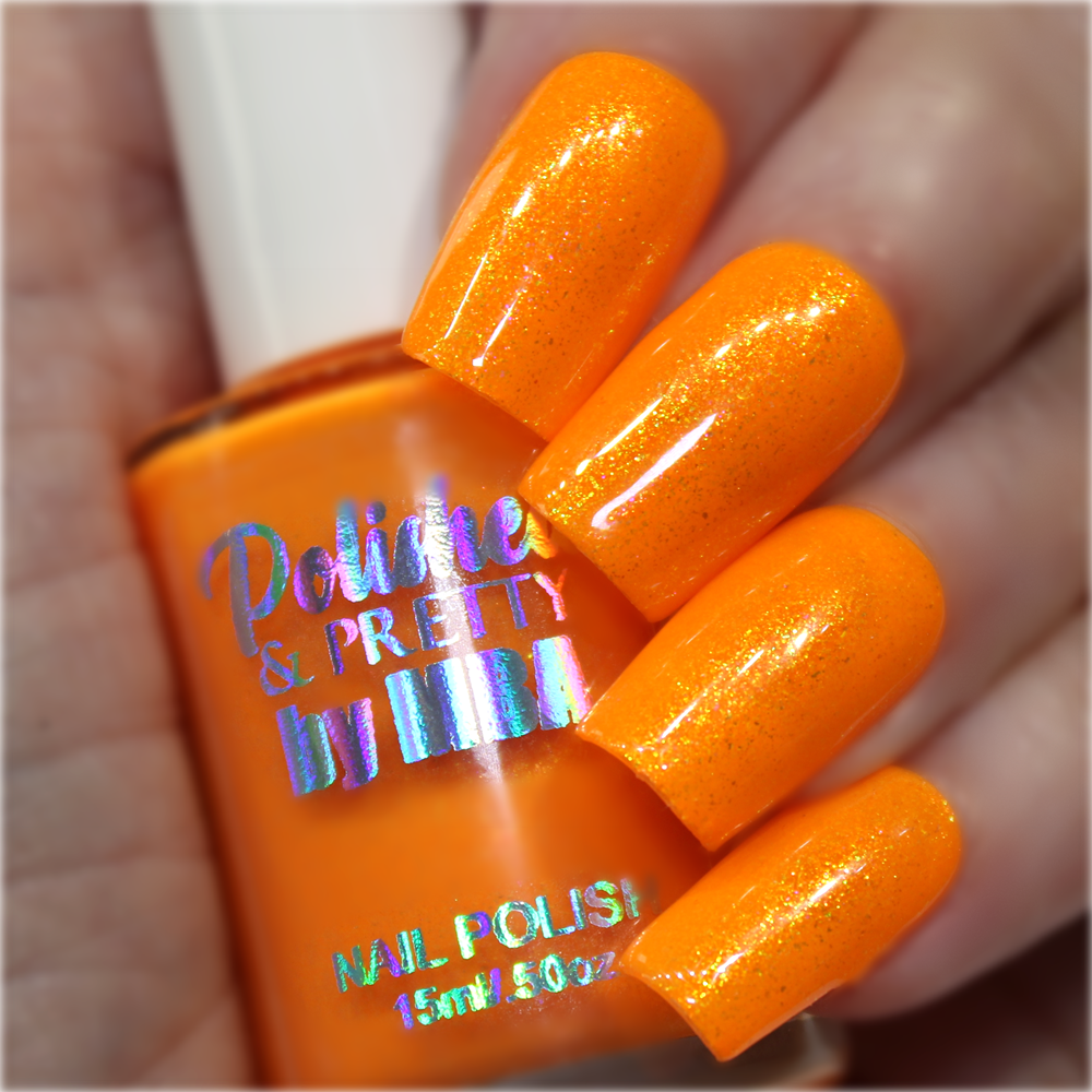 Papaya Punch-Neon Shimmer Polish