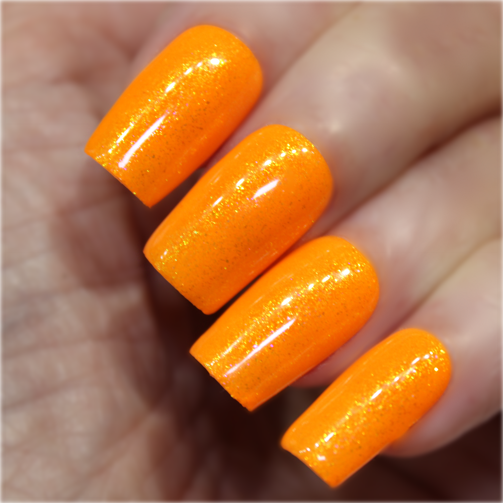 Papaya Punch-Neon Shimmer Polish