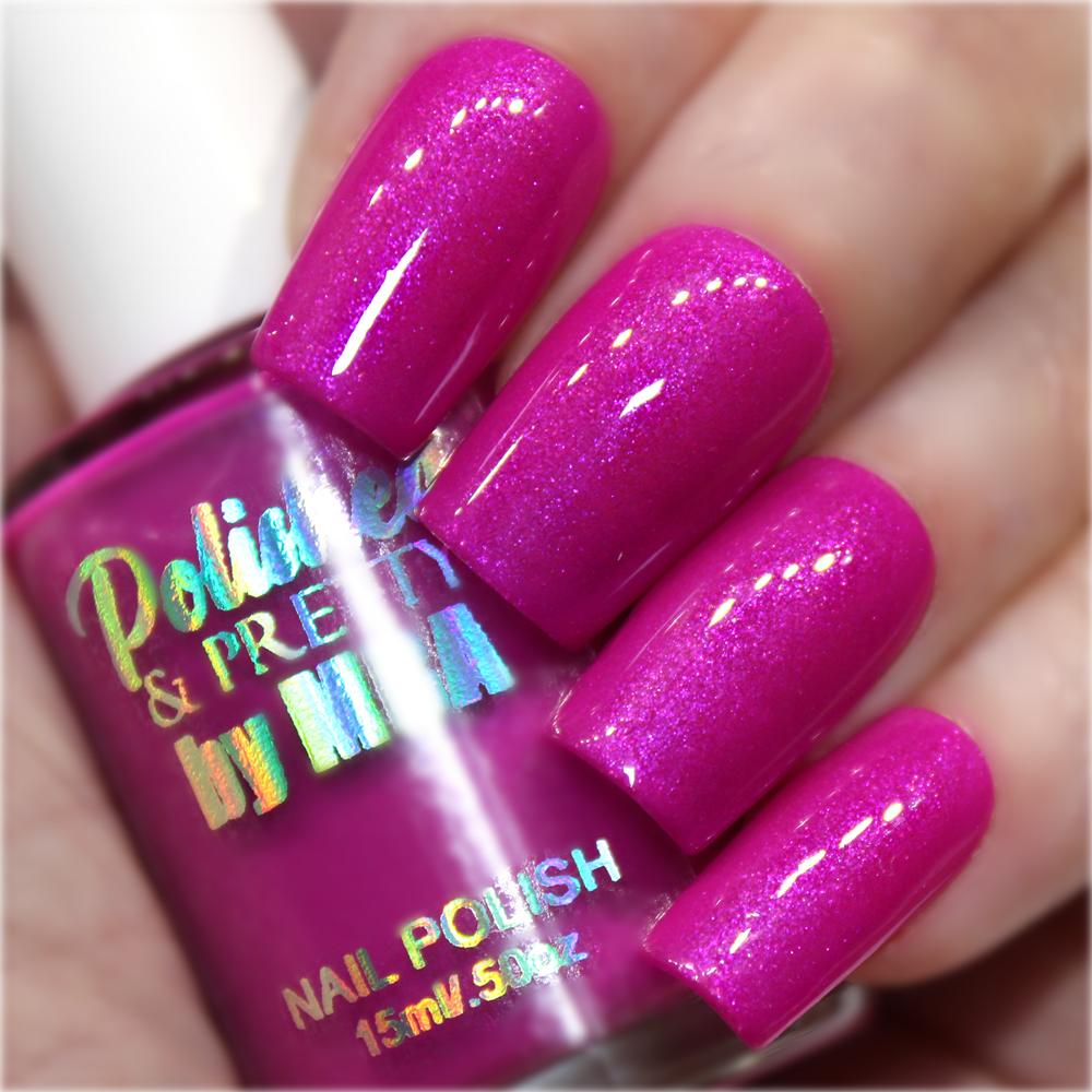 Pinkberry Smoothie-Neon Shimmer Polish