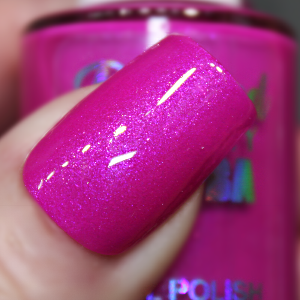 Pinkberry Smoothie-Neon Shimmer Polish