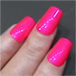 Pink Dragonfruit-Neon Shimmer Polish