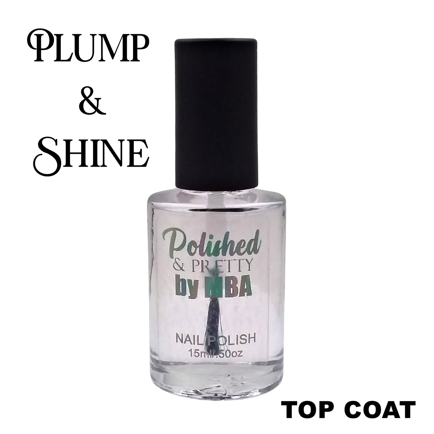 Plump & Shine-Gel Like Top Coat