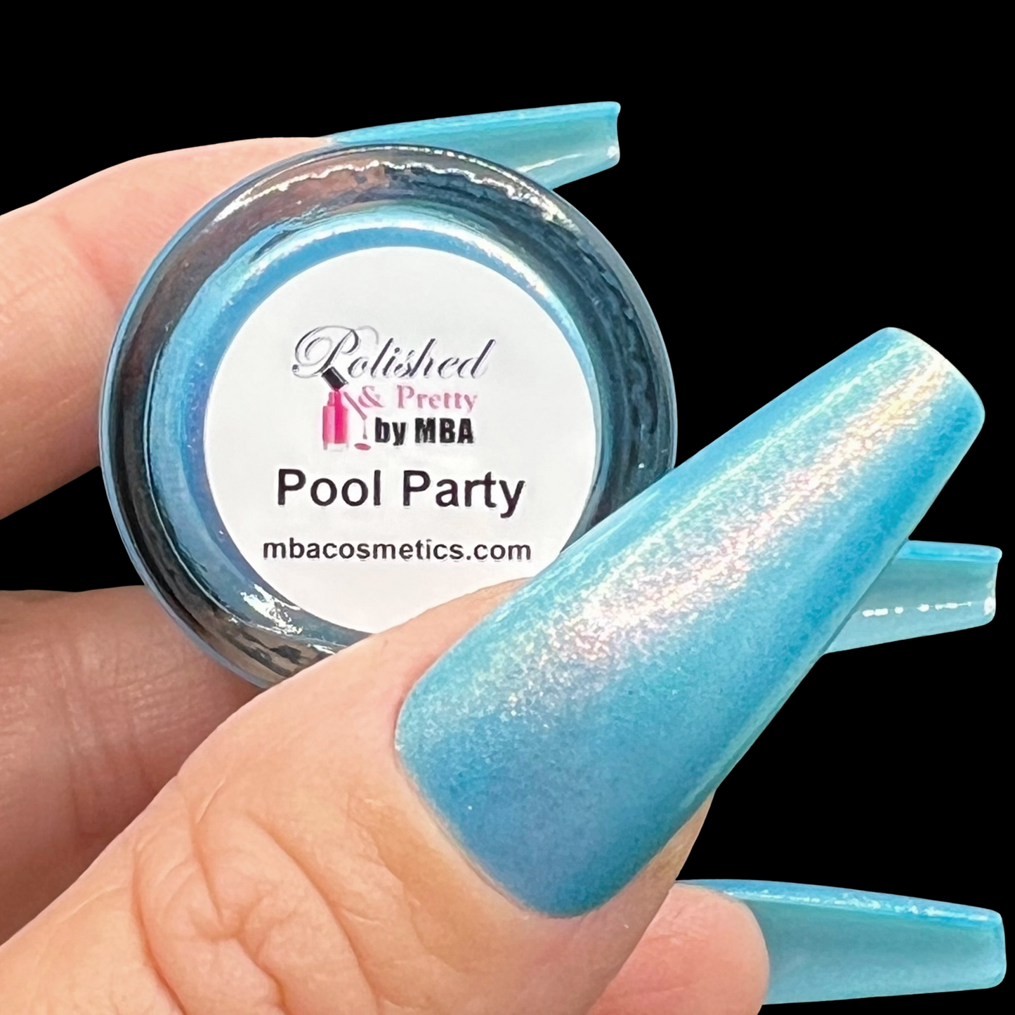 Pool Party-Solar Multichrome Shimmer Crelly Nail Polish