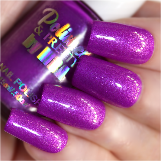 Purple Passionfruit-Neon Shimmer Polish