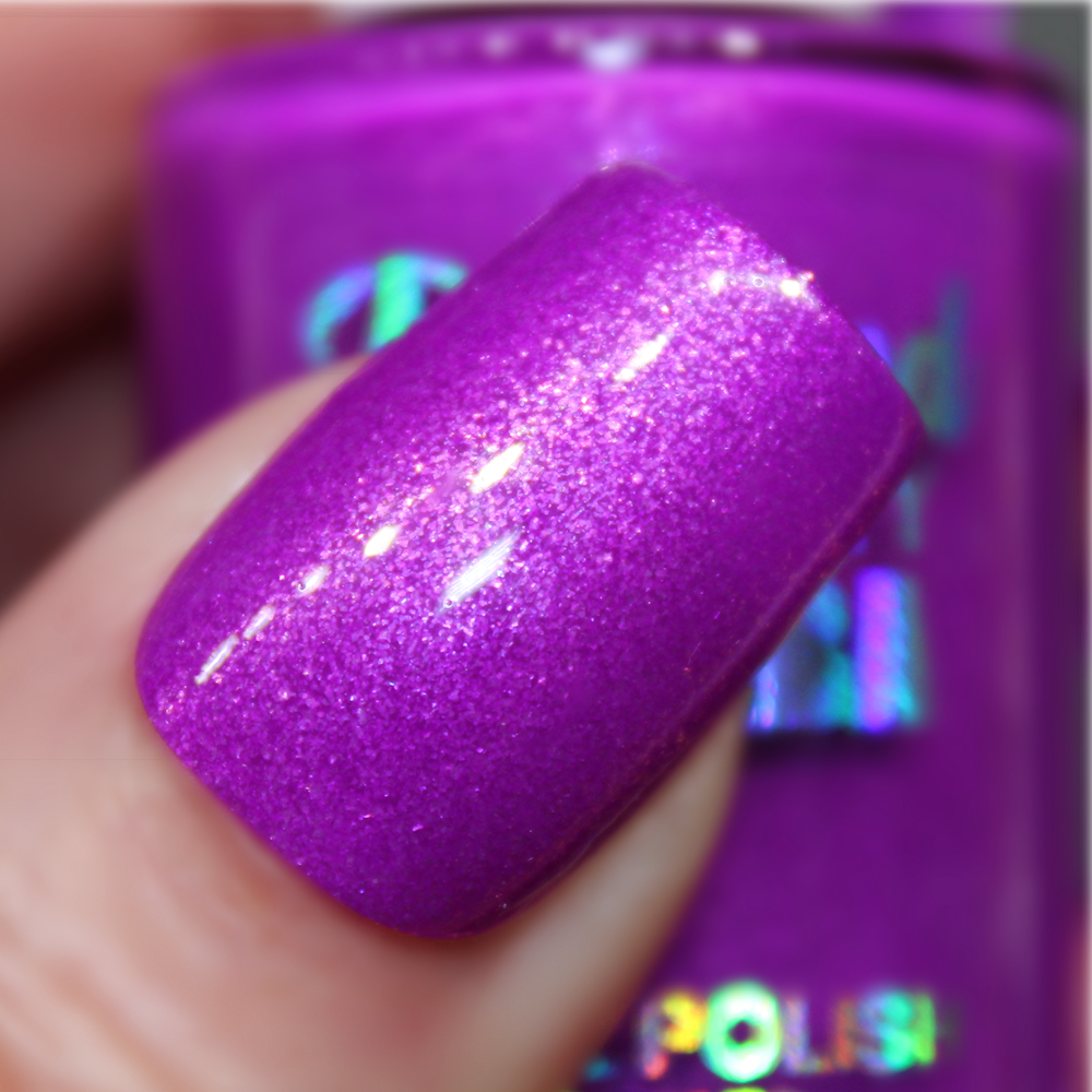 Purple Passionfruit-Neon Shimmer Polish