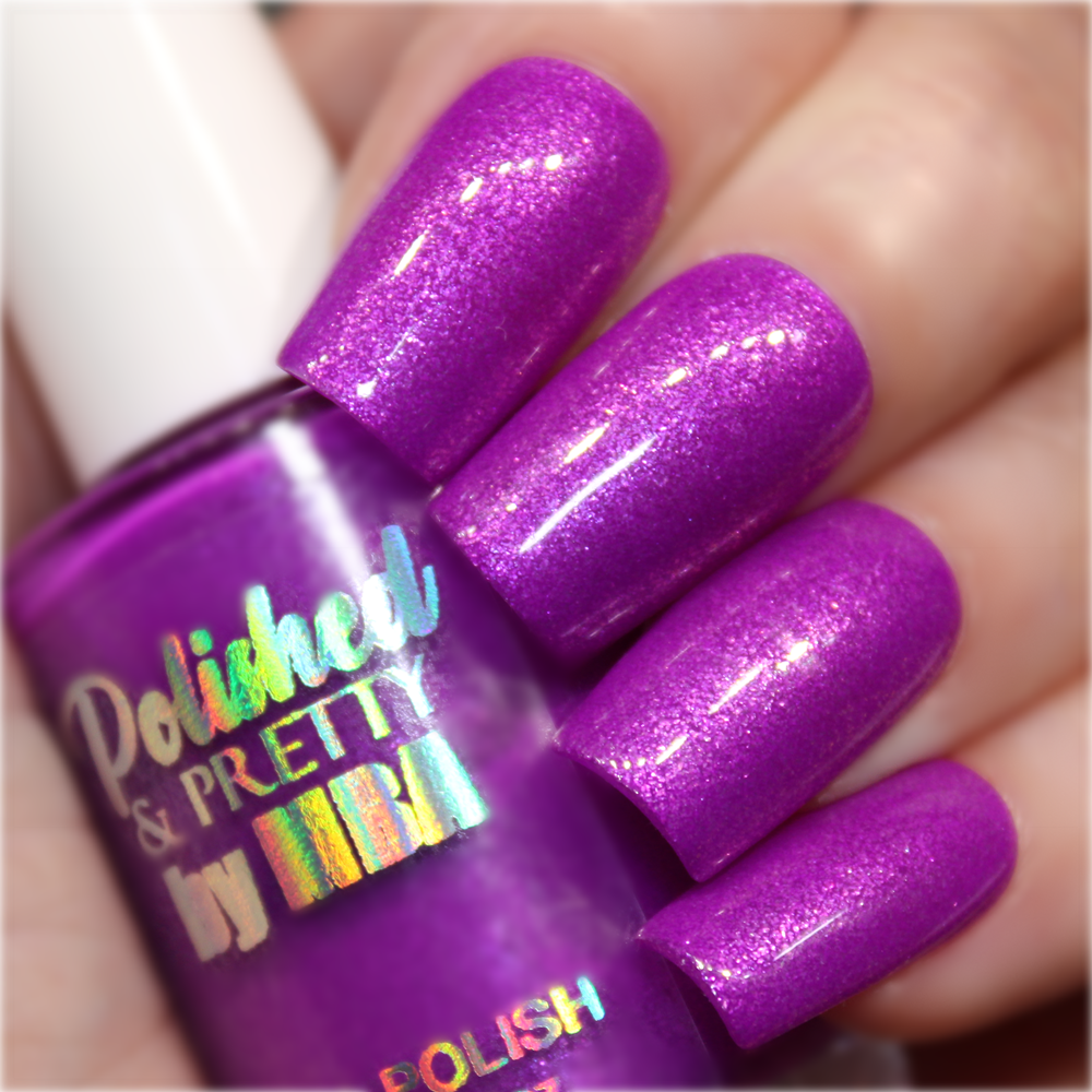 Purple Passionfruit-Neon Shimmer Polish