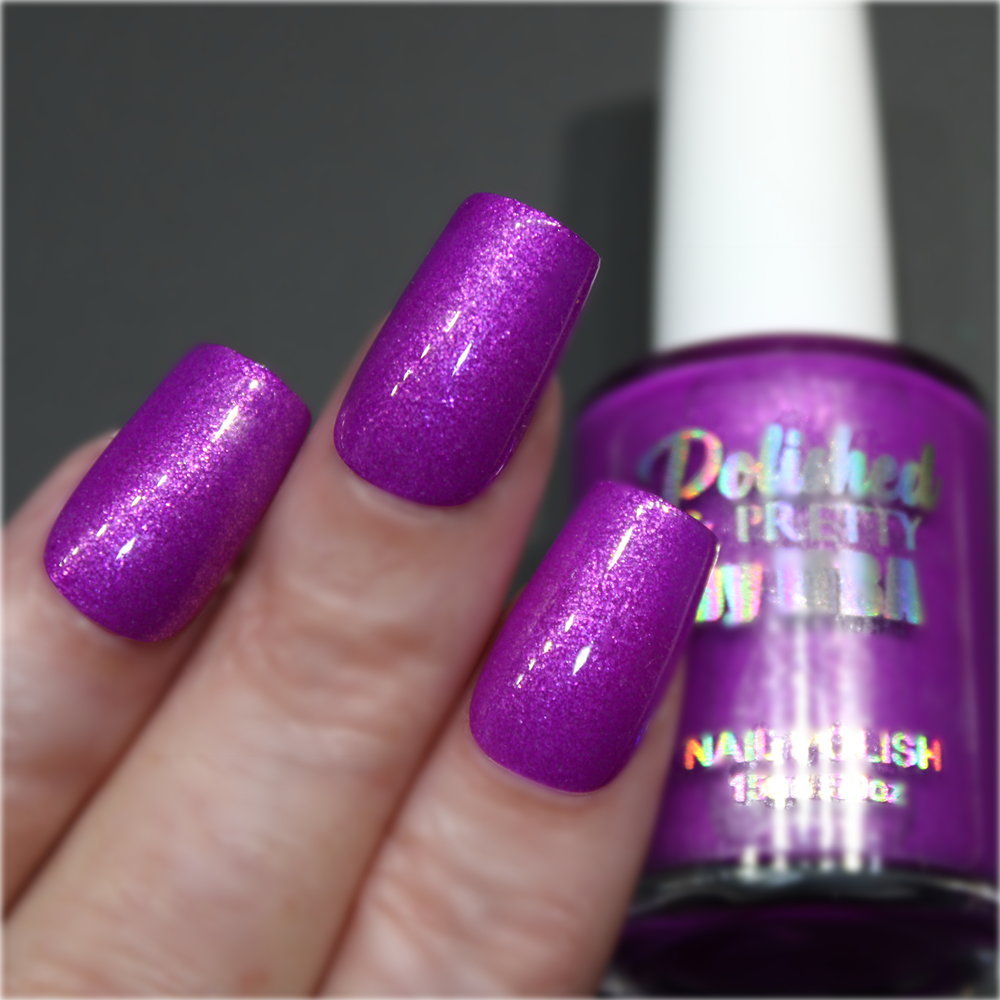 Purple Passionfruit-Neon Shimmer Polish