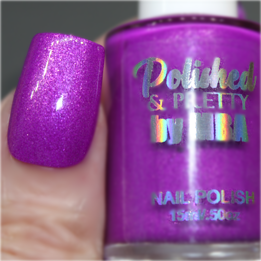 Purple Passionfruit-Neon Shimmer Polish