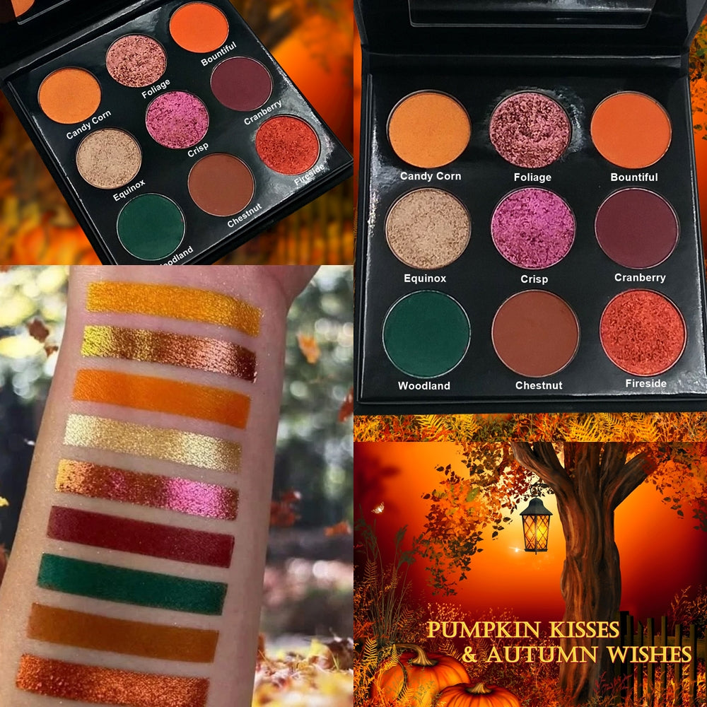 Ships Tuesday 10/6-Pumpkin Kisses & Autumn Wishes Eyeshadow Palette
