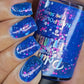 Kona Blue Cooler-Neon Glitter Shimmer Polish