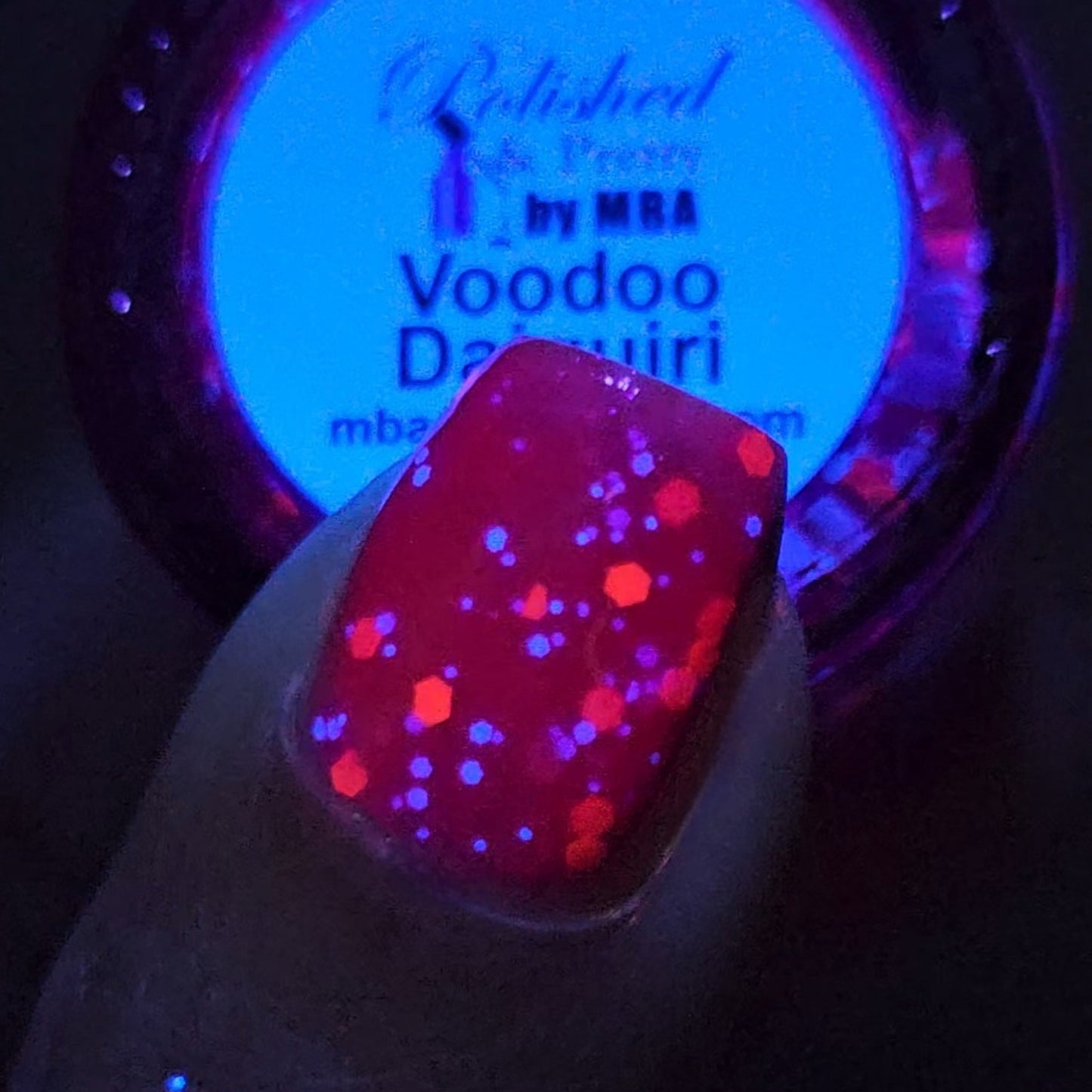 Voodoo Daiquiri-Neon Glitter Shimmer Polish