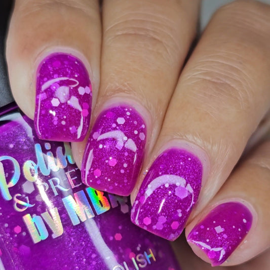 Voodoo Daiquiri-Neon Glitter Shimmer Polish