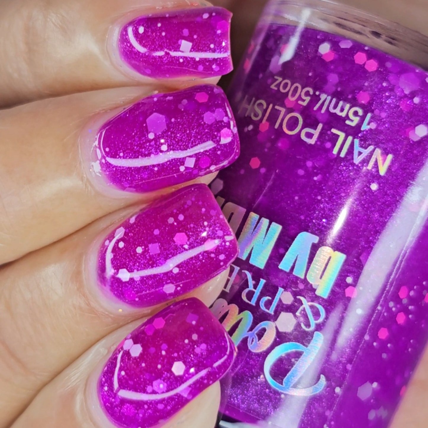 Voodoo Daiquiri-Neon Glitter Shimmer Polish