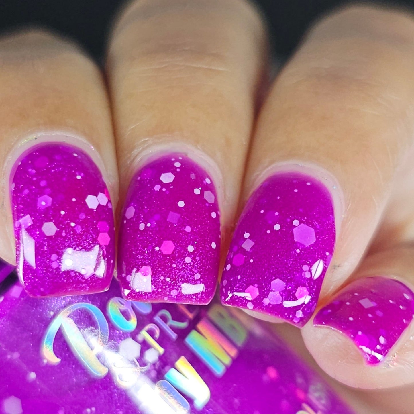 Voodoo Daiquiri-Neon Glitter Shimmer Polish