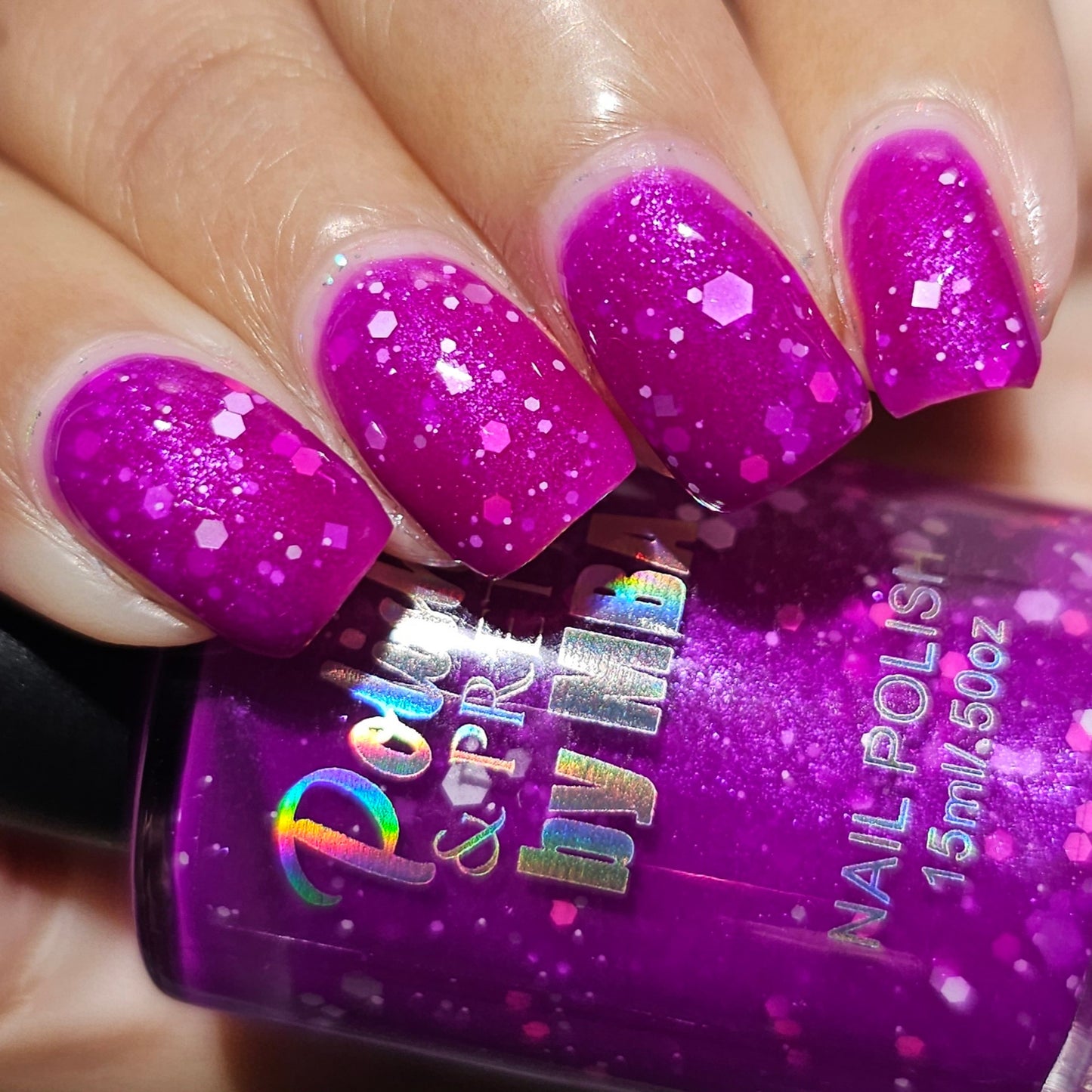 Voodoo Daiquiri-Neon Glitter Shimmer Polish