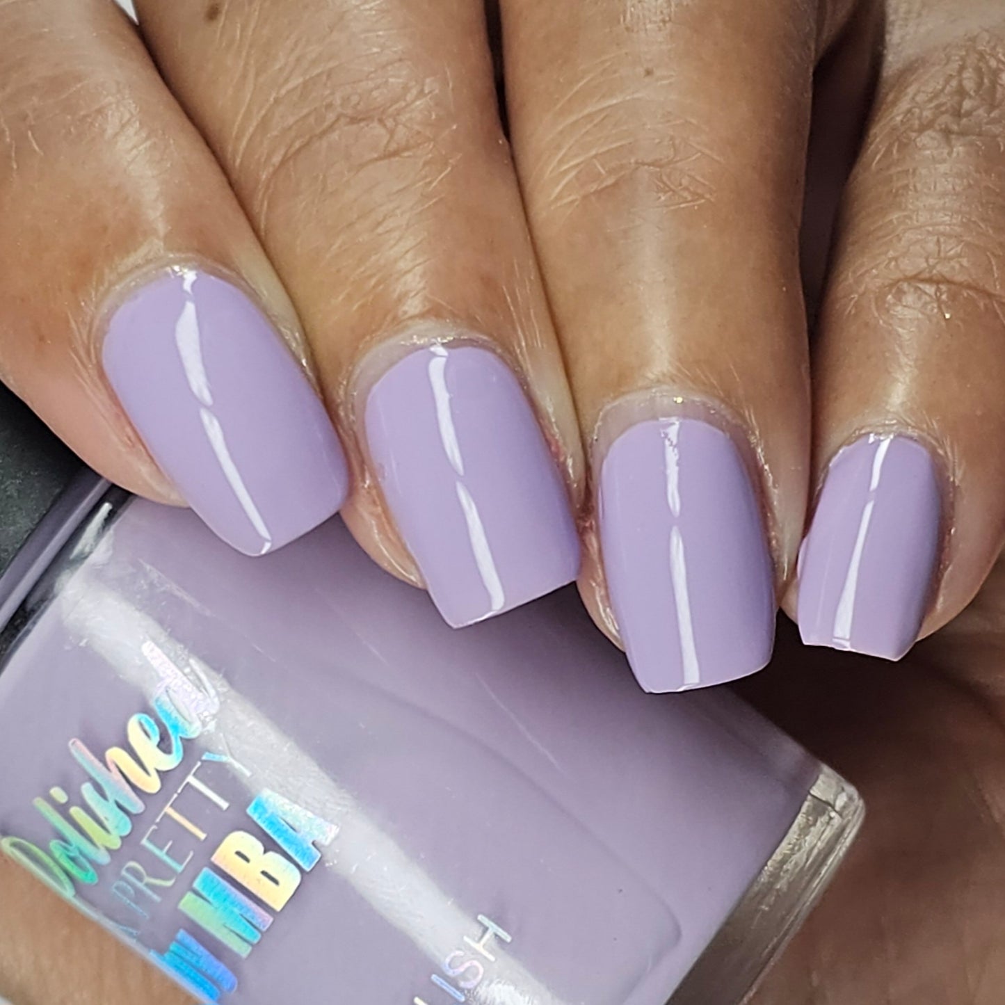 Playful Pansy-Lavender Cream Polish