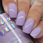 Playful Pansy-Lavender Cream Polish