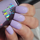 Playful Pansy-Lavender Cream Polish