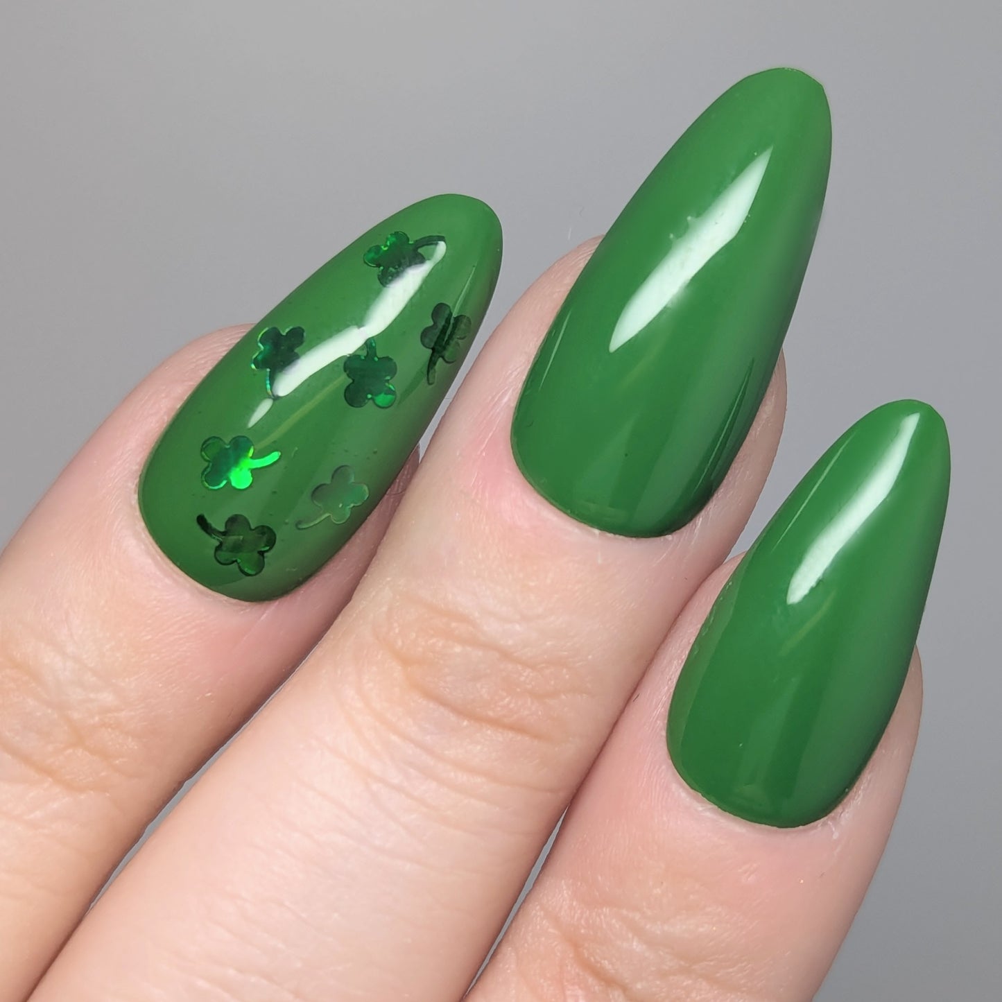 Shake Your Shamrock-Green Cream Polish