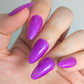 Grape Crush-Neon Flakie Nail polish