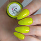 Lemon Crush-Neon Flakie Nail polish