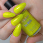 Lemon Crush-Neon Flakie Nail polish