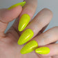 Lemon Crush-Neon Flakie Nail polish