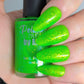 Lime Crush-Neon Flakie Nail polish