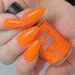 Orange Crush-Neon Flakie Nail polish