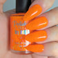 Orange Crush-Neon Flakie Nail polish