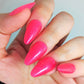 Strawberry Crush-Neon Flakie Nail polish