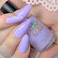 Playful Pansy-Lavender Cream Polish