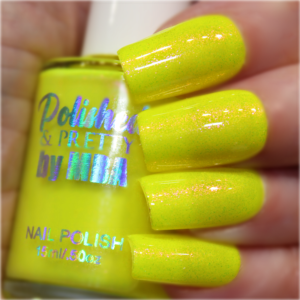 Starfruit-Neon Shimmer Polish