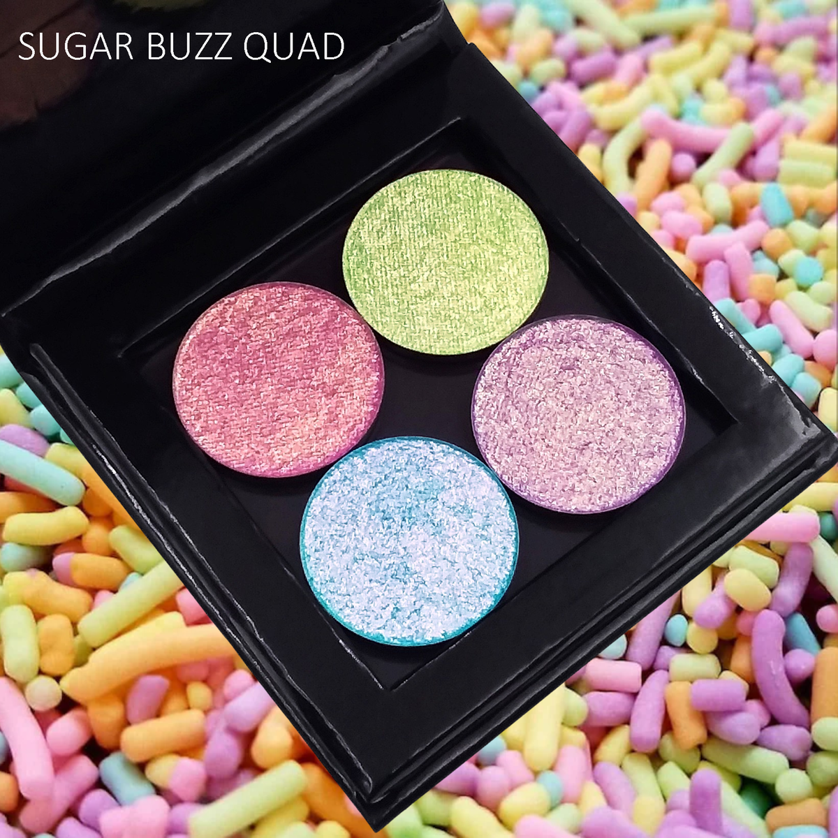 Sugar Buzz Quad-Multichrome Eyeshadows