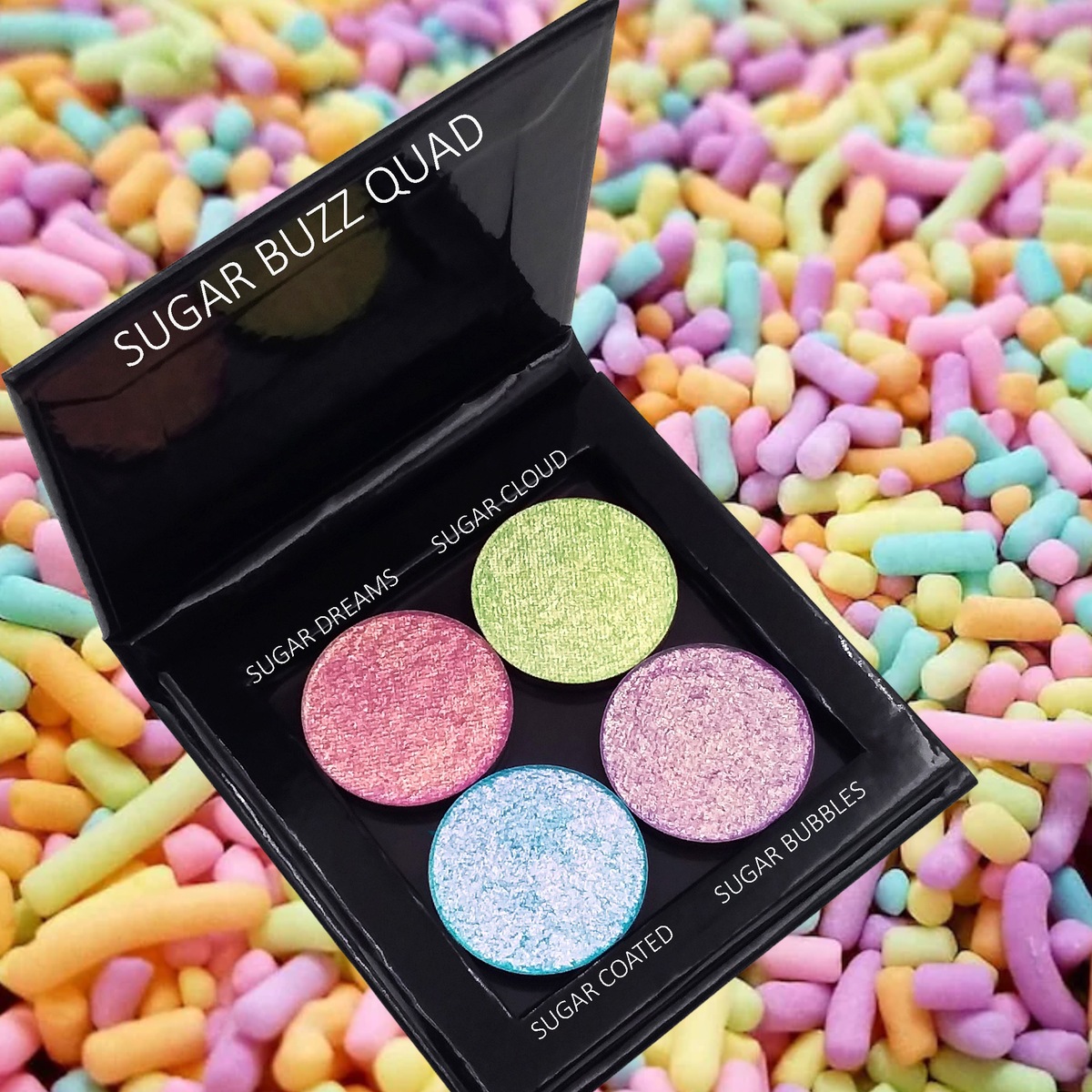 Sugar Buzz Quad-Multichrome Eyeshadows
