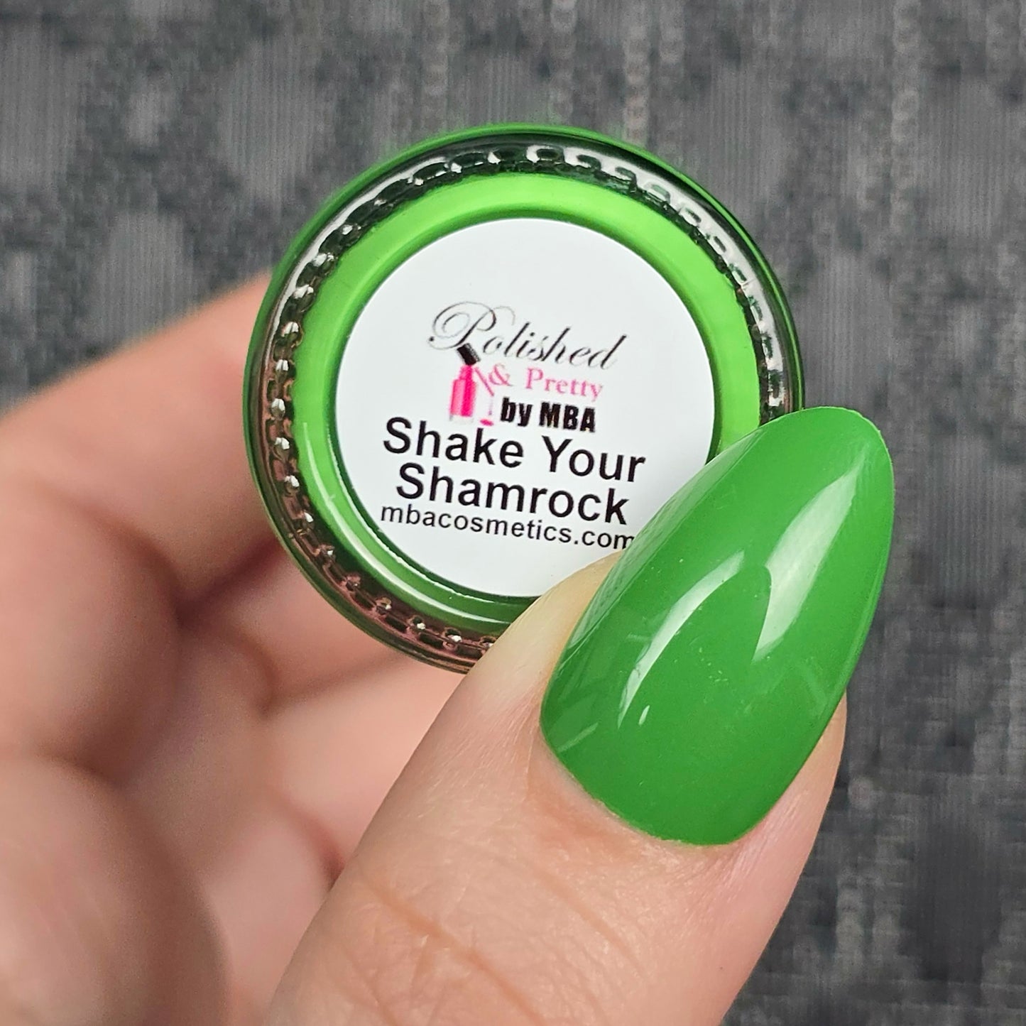 Shake Your Shamrock-Green Cream Polish