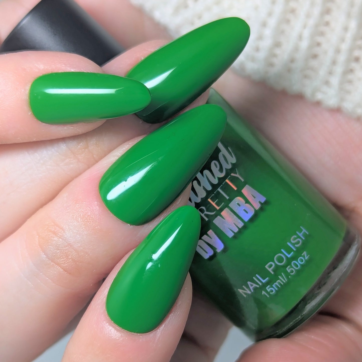 Shake Your Shamrock-Green Cream Polish