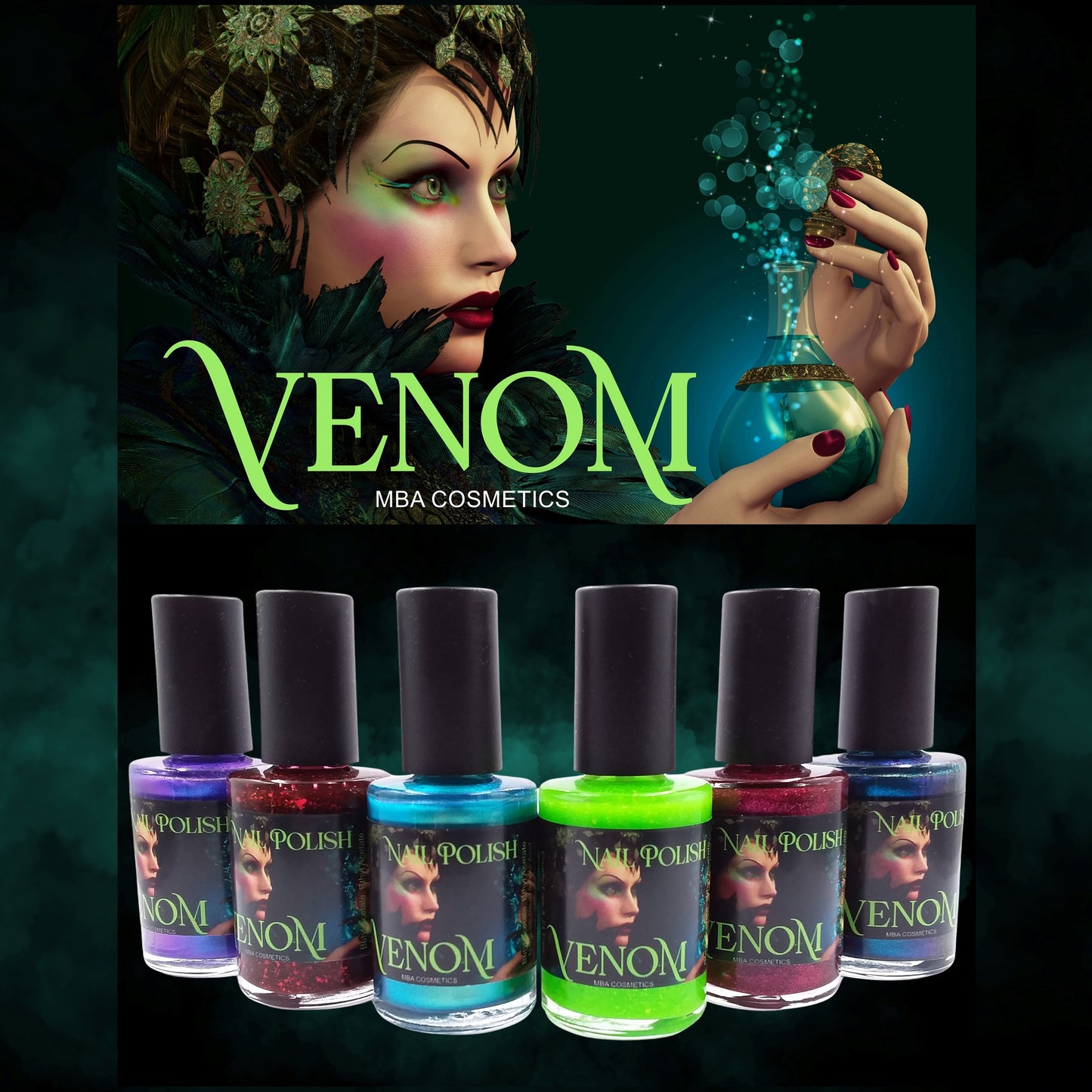 Venom-Pressed Pigment Palette