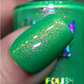 Watermelon Rind-Neon Shimmer Polish