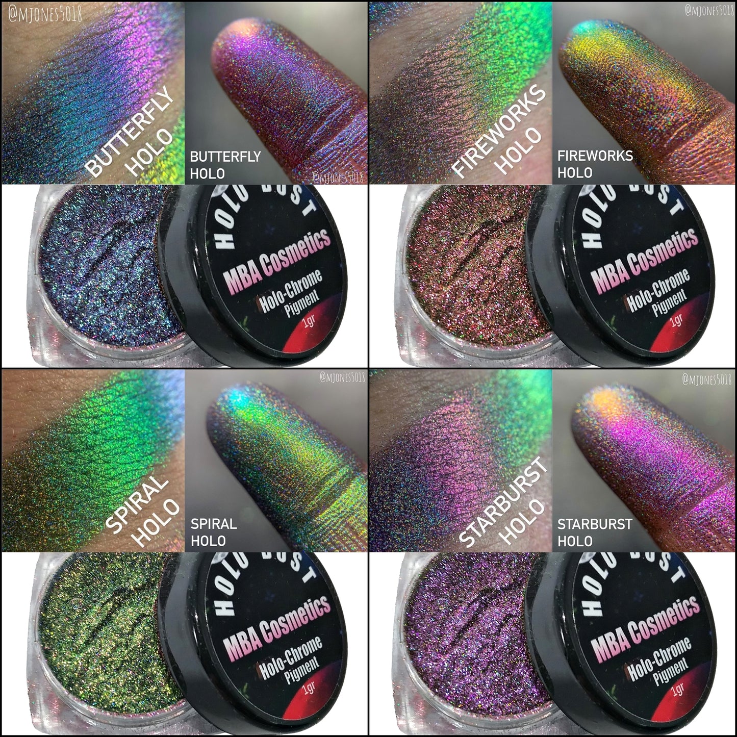 Fireworks Holo*Dust-Holographic Multichrome Loose Pigment
