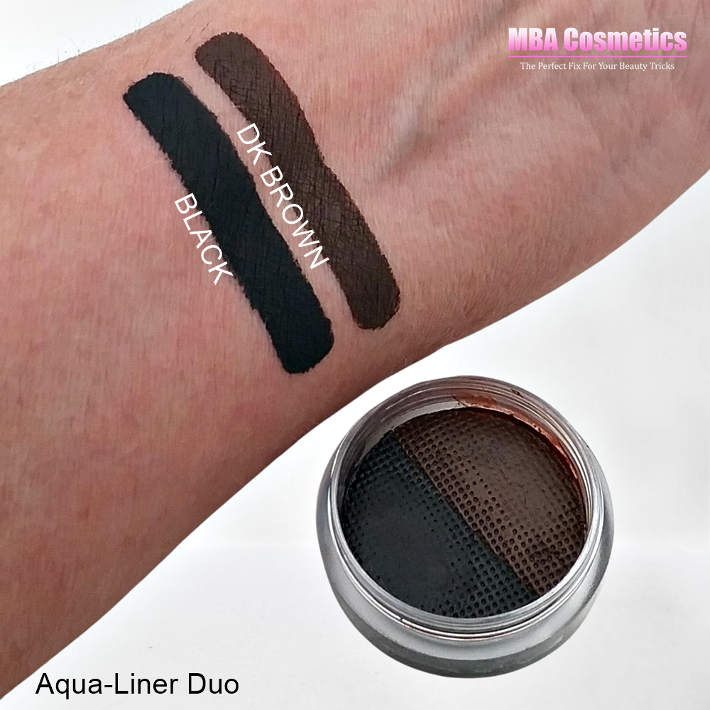 Aqua-Liner Duo Black/Dark Brown-Water Activated Eyeliner