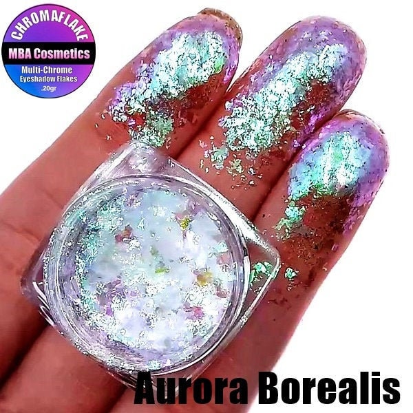 Aurora Borealis-Chromaflake Multichrome Flake Eyeshadow Flakes
