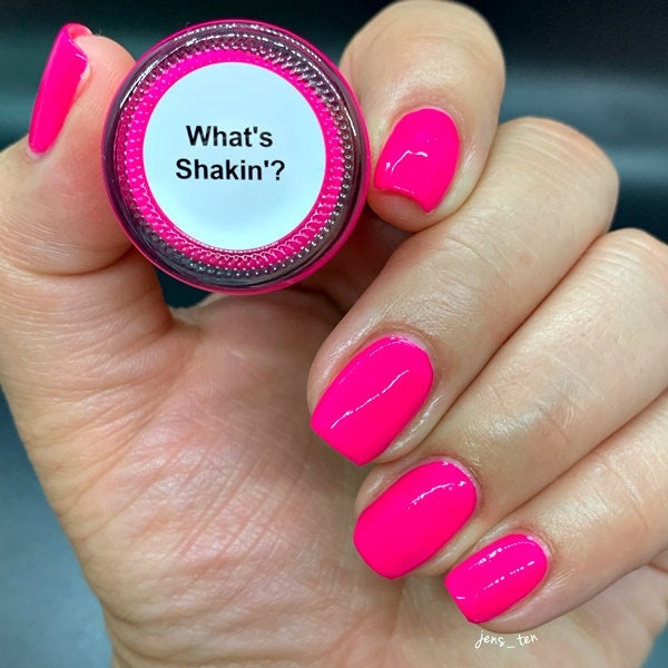 Buy Neon Pink Nail Polish Wrapsnail Polish Wraps Online in India - Etsy