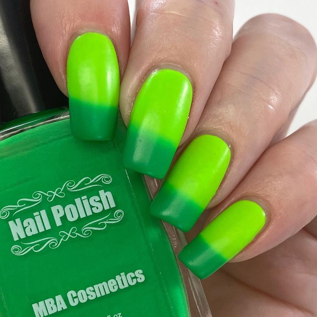 Parrot Polish Gecko Green Neon Nail Polish