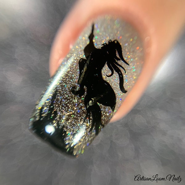 Shadows In The Night-Thermal Holographic Cruelty Free Nail Polish-Large-15ml