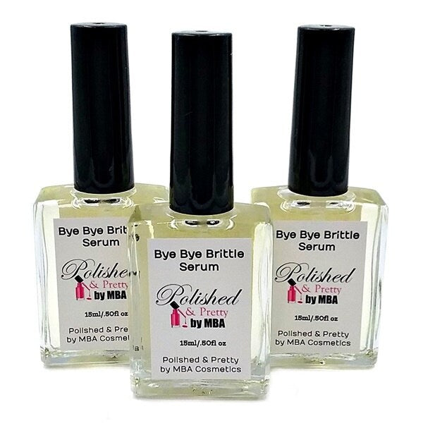 Bye Bye Brittle Nail Treatment Serum with Essential Oils for strong and healthy nails Large 15ml