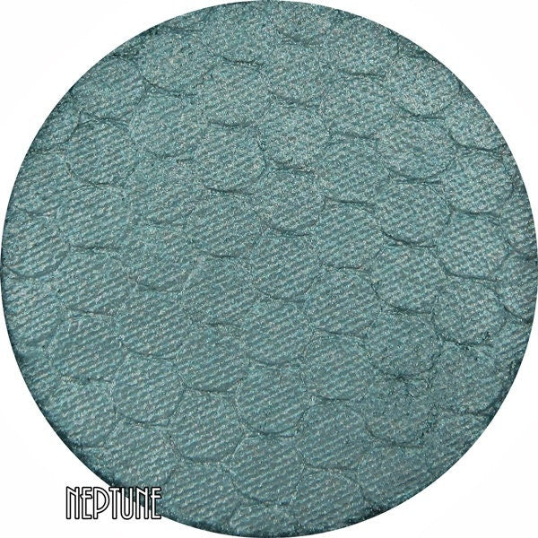 Blue Green Pressed Mineral Eyeshadow-Neptune