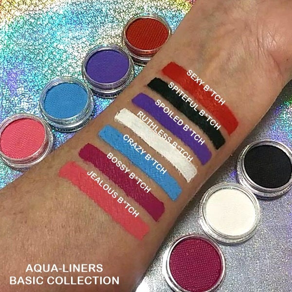 Water Activated Eyeliner-Basic Colors Aqua-Liners