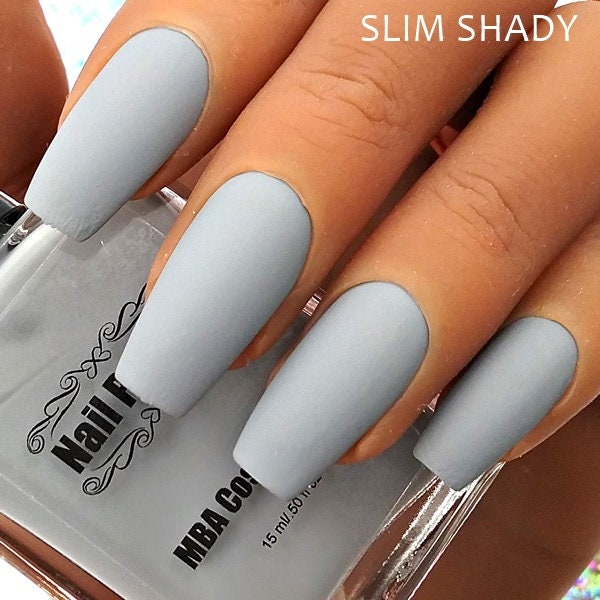 Sienna Nail Polish | CELESTE ~ Blue-Grey Granite - Wildcraft