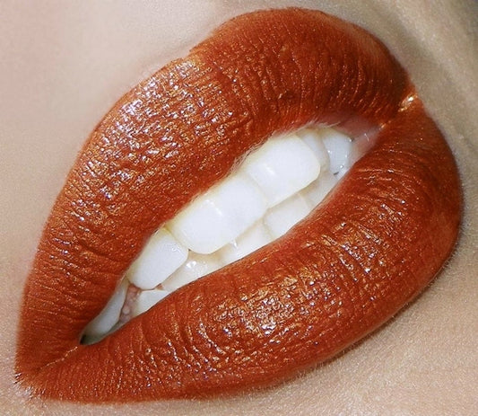 Burnt Orange Color Rich Lipstick-Spiced Pumpkin